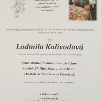 Parte L. Kalivodová