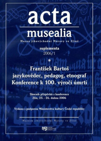 František Bartoš, jazykovědec, pedagog, etnograf